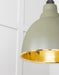 From The Anvil Smooth Brass Brindley Pendant Light