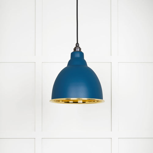 From The Anvil Smooth Brass Brindley Pendant Light