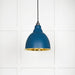 From The Anvil Smooth Brass Brindley Pendant Light