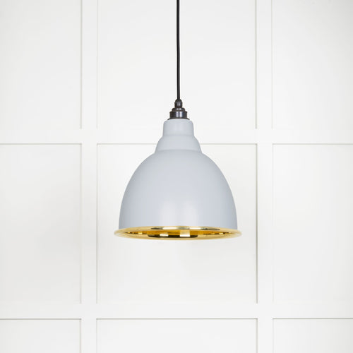 From The Anvil Smooth Brass Brindley Pendant Light