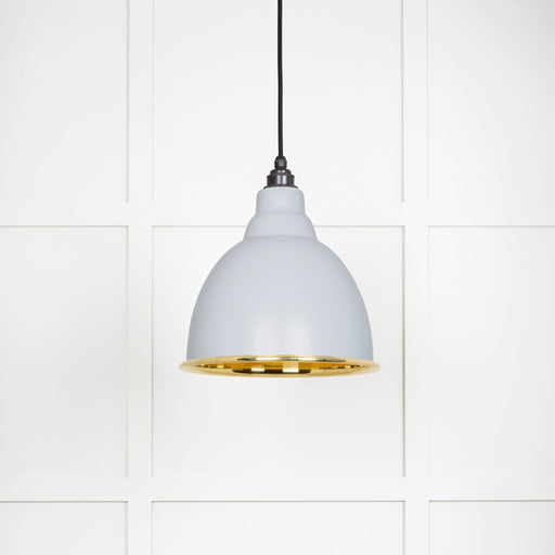 From The Anvil Smooth Brass Brindley Pendant Light
