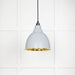 From The Anvil Smooth Brass Brindley Pendant Light