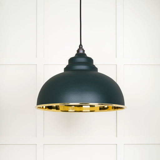 From The Anvil Smooth Brass Harborne Pendant Light