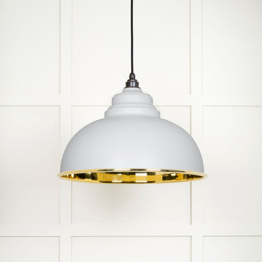 From The Anvil Smooth Brass Harborne Pendant Light