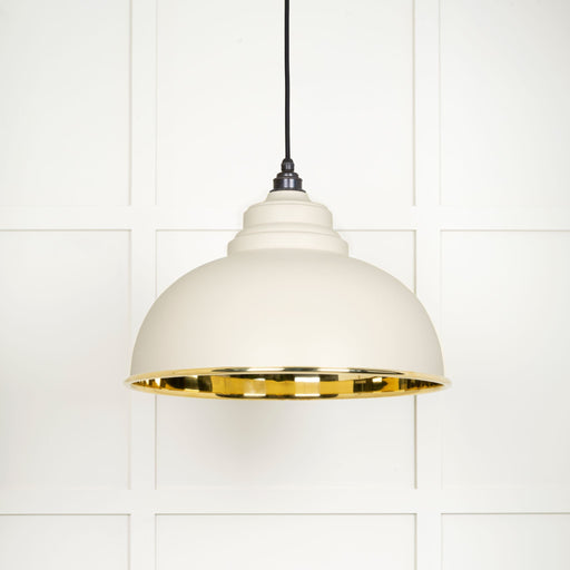 From The Anvil Smooth Brass Harborne Pendant Light