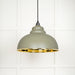 From The Anvil Smooth Brass Harborne Pendant Light