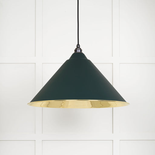 From The Anvil Smooth Brass Hockley Pendant Light