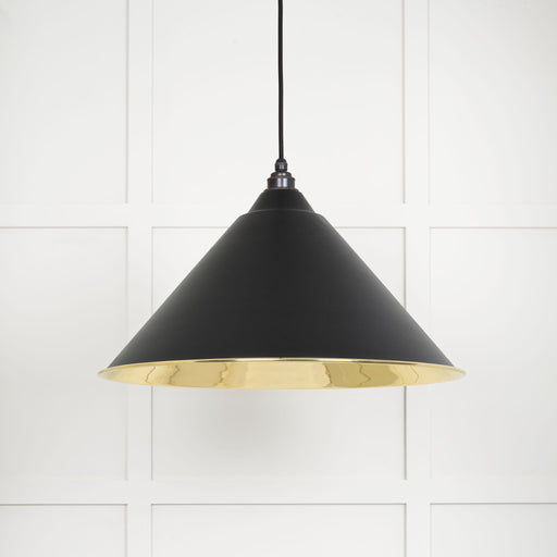 From The Anvil Smooth Brass Hockley Pendant Light