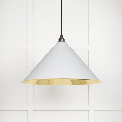 From The Anvil Smooth Brass Hockley Pendant Light