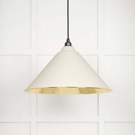From The Anvil Smooth Brass Hockley Pendant Light