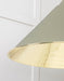 From The Anvil Smooth Brass Hockley Pendant Light
