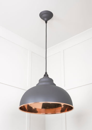From The Anvil Smooth Copper Harborne Pendant Light
