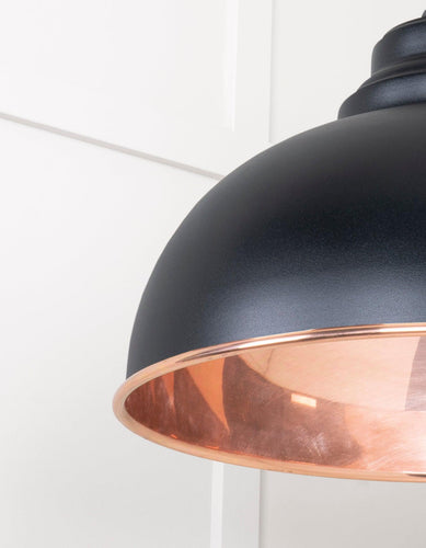From The Anvil Smooth Copper Harborne Pendant Light