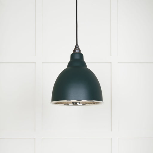 From The Anvil Smooth Nickel Brindley Pendant Light