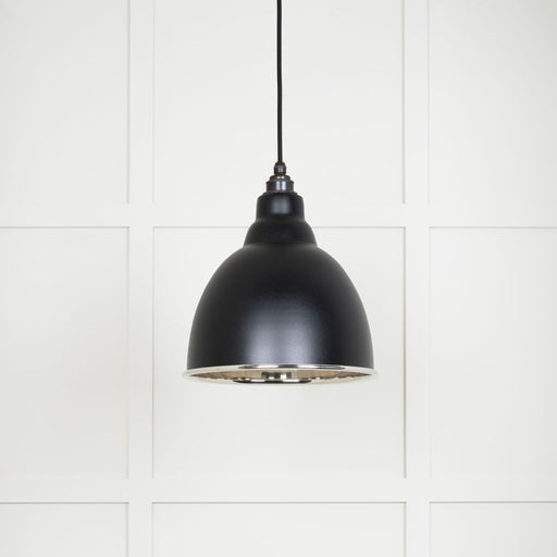 From The Anvil Smooth Nickel Brindley Pendant Light