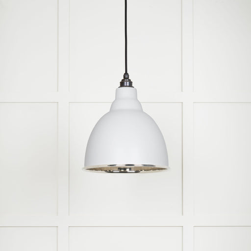 From The Anvil Smooth Nickel Brindley Pendant Light