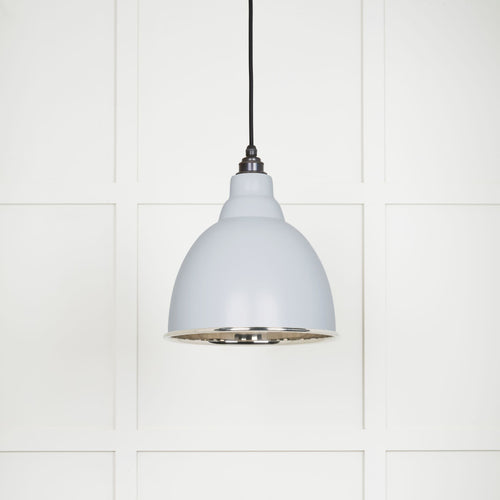 From The Anvil Smooth Nickel Brindley Pendant Light