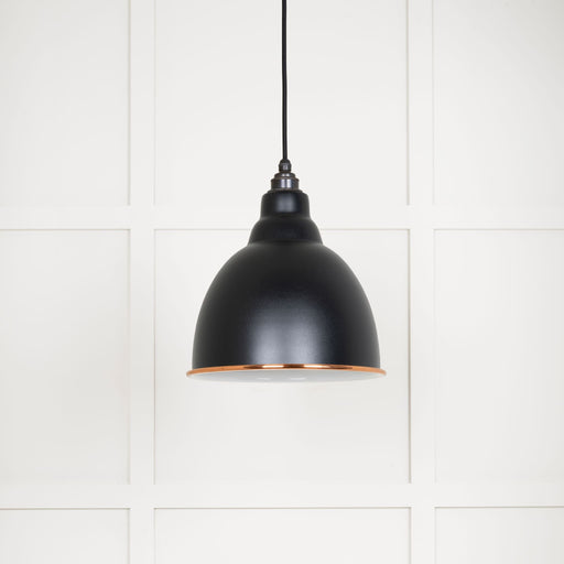From The Anvil White Gloss Brindley Pendant Light