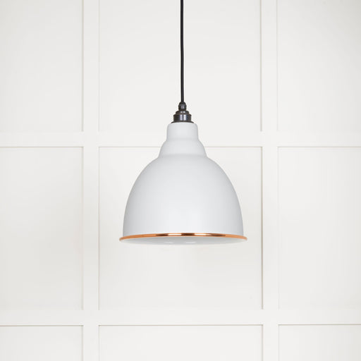 From The Anvil White Gloss Brindley Pendant Light