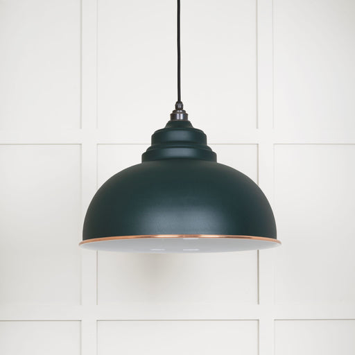 From The Anvil White Gloss Harborne Pendant Light