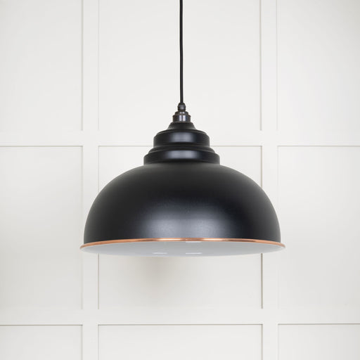 From The Anvil White Gloss Harborne Pendant Light