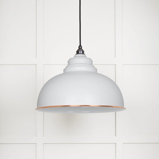 From The Anvil White Gloss Harborne Pendant Light