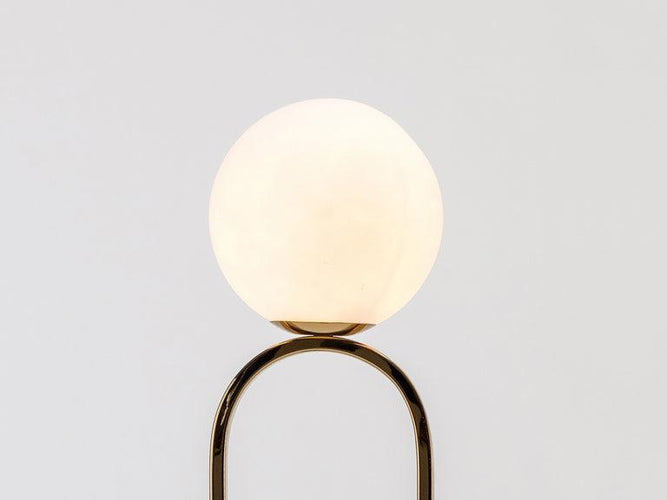 Houseof Marble Column Table Lamp