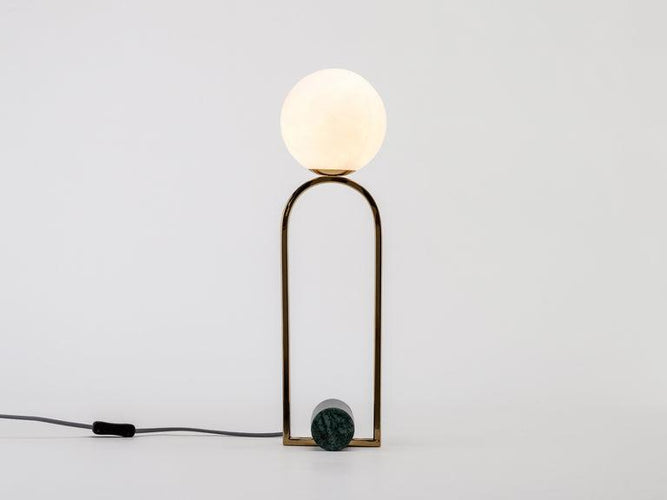 Houseof Marble Column Table Lamp