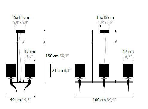 Ilfari Loving Arms Linear Suspension Light