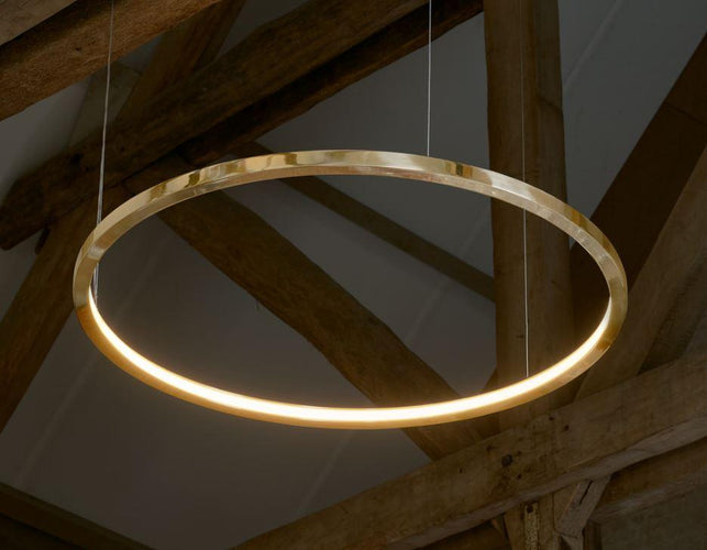 Jacco Maris Brass-O Suspension Lamp Circle
