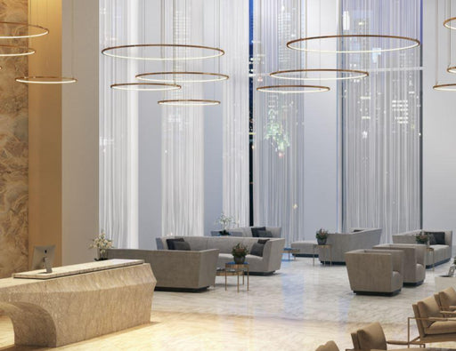 Jacco Maris Brass-O Suspension Lamp Circle