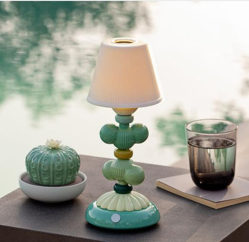Lladro Cactus Firefly Portable Table Lamp