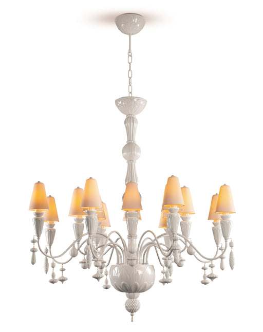 Lladro Ivy and Seed 16 Lights Chandelier Flat Model