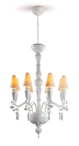 Lladro Ivy and Seed 8 Lights Chandelier