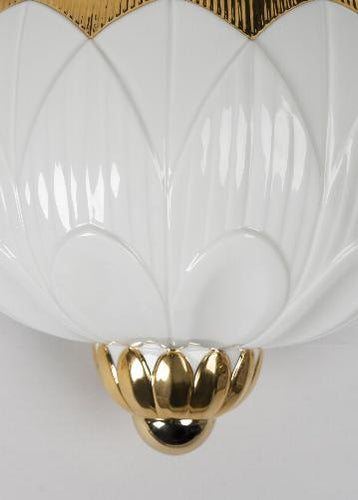 Lladro Ivy and Seed Wall Sconce