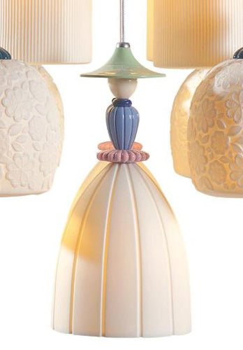 Lladro Mademoiselle 24 Lights Strolling through Blossoms Chandelier