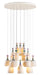 Lladro Mademoiselle 24 Lights Strolling through Blossoms Chandelier