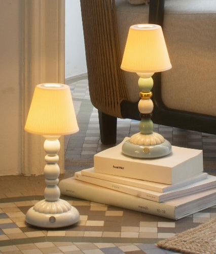 Lladro Palm Firefly Golden Fall Portable Table Lamp