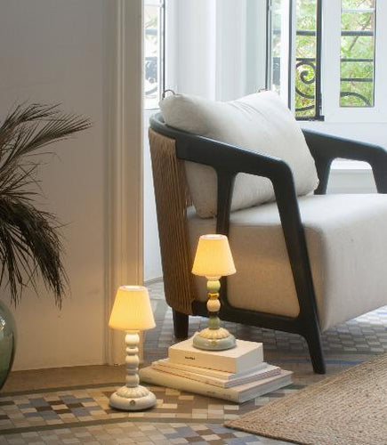 Lladro Palm Firefly Golden Fall Portable Table Lamp