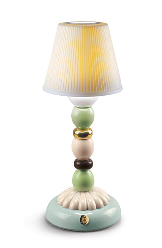 Lladro Palm Firefly Golden Fall Portable Table Lamp
