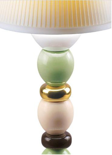 Lladro Palm Firefly Golden Fall Table Lamp