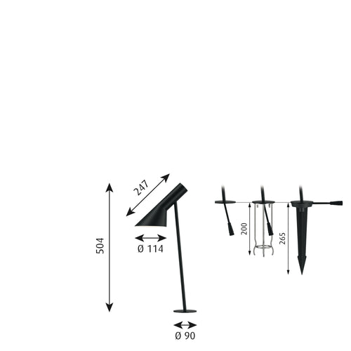 Louis Poulsen AJ Garden Bollard