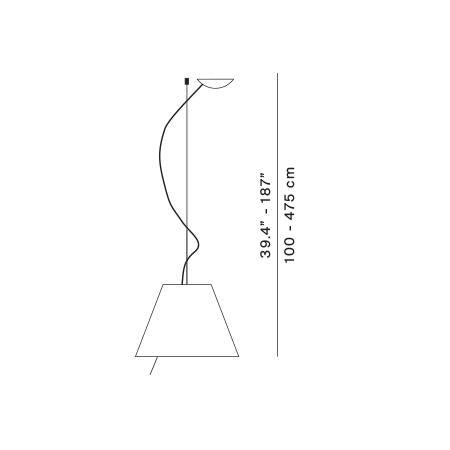 Luceplan Grande Costanza Suspension Light