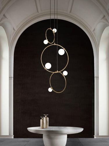 Marc Wood Drops Pendant Cluster Light