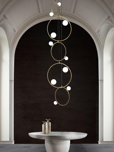Marc Wood Drops Pendant Cluster Light