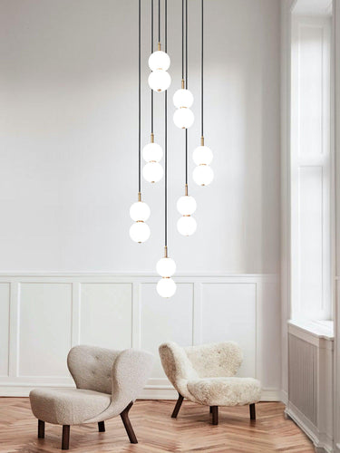 Marc Wood Echo Lamp Pendant Cluster