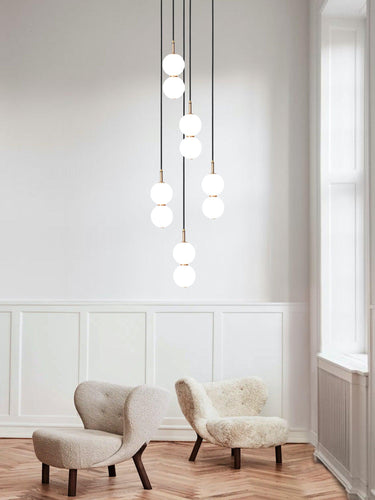 Marc Wood Echo Lamp Pendant Cluster