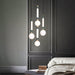 Marc Wood Greenstone Pendant Light Cluster