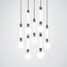 Marc Wood Greenstone Pendant Light Cluster