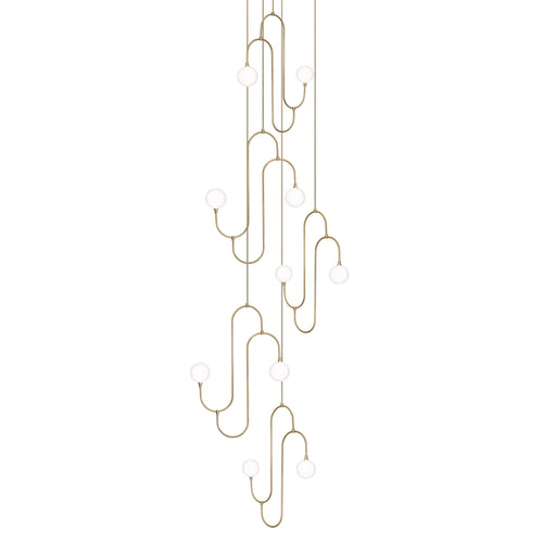 Marc Wood Jack And Jill Pendant Cluster Light